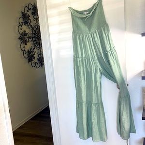 Boho Strapless Jumpsuit NWOT